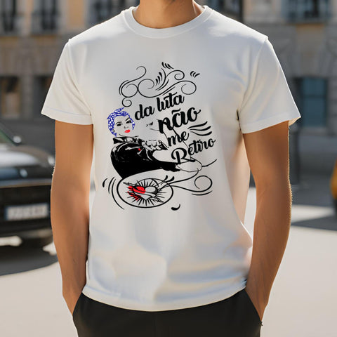 Camiseta "Da luta não me retiro"